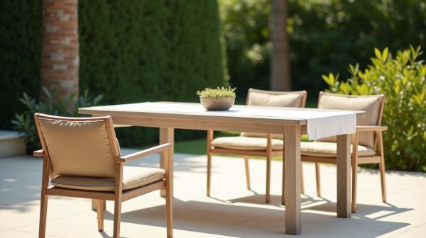 Découvrez nos tables basses d'extérieur : élégance et confort